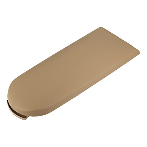 X AUTOHAUX Car Center Console Lid Armrest Cover Seat Box Cover Cap Panel with Latch Lip Replacement for Volkswagen Jetta Golf Passat Khaki PU Leather Plastic by X AUTOHAUX - Used condition - US$21.38