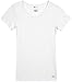 Reebok Girls Undershirt - 3 Pack/6 Pack 100% Cotton Lightweight Super Soft Short Sleeve Crew Neck White Shirt for Girls, Size 3T, White-3pk