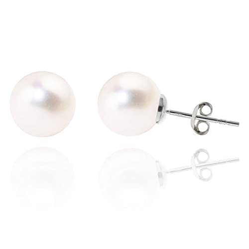 Boucles d'Oreilles - Blanc Nacré - Argent 925