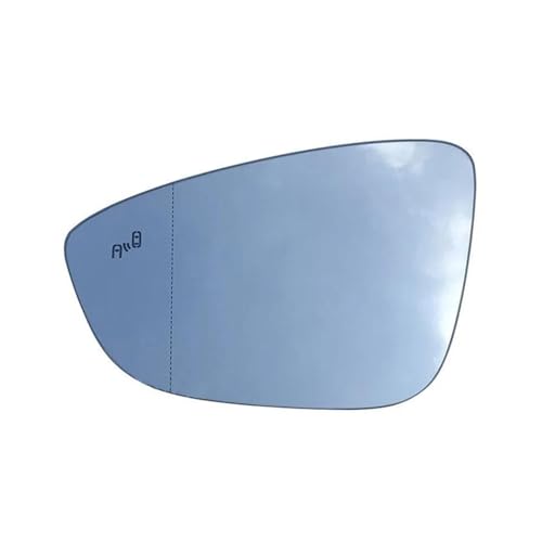 Verre rétroviseur chauffant avec avertisseur d'angle mort pour VW Jetta Passat Scirocco gauche