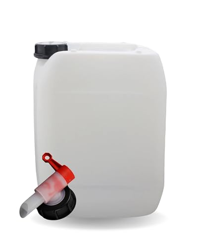 S-Pro Wasserkanister 10L I Stapelbarer Behälter mit Auslaufhahn & DIN51 Schraubdeckel I BPA-frei & lebensmittelecht I Weithalsöffnung für einfache Befüllung I Ideal für Outdoor-Aktivitäten