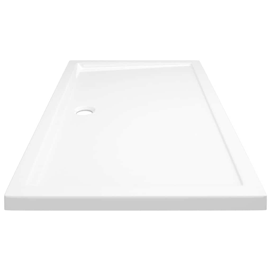 vidaXL Receveur de Douche Base de Douche Bac de Douche Salle de Bain Toilette Salle d’Eau Maison Intérieur Rectangulaire ABS Blanc 70x120 cm