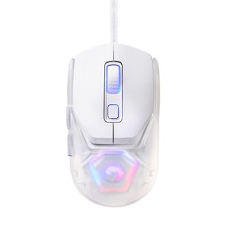 Marvo Z Fit Lite Souris de gaming avec capteur Pixart 3327 Blanc