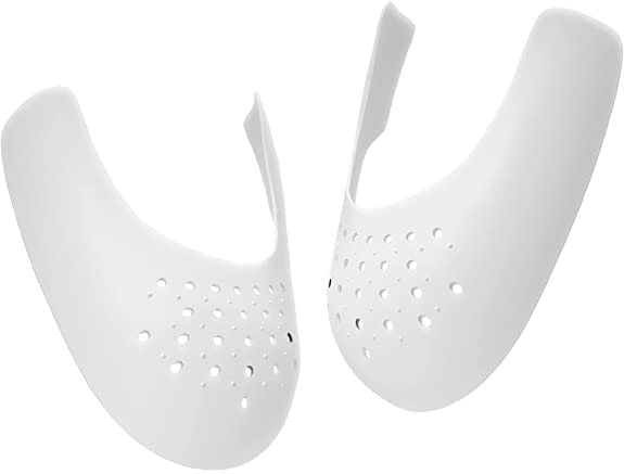 BLUERIDEBLUERIDE Shoes Protection Guards for Sneakers Air Force 1 Pairs Shoe anti-wrinkle shoes Protection inside the shoes for support protection safety Guard Made In India (7-11, White)
