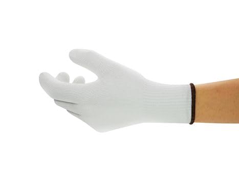 Ansell ActivArmr - Guantes de trabajo térmicos, talla 7, color blanco
