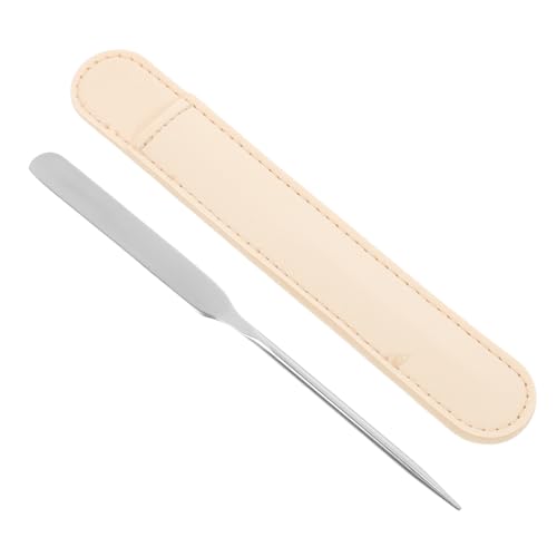 Beaupretty Paleta De Herramientas Para Decoración De Uñas Polvos Base Color Raspador Raspador De Pintura Al Óleo Herramientas De Maquillaje Coreanas Espátula Para Mezclar Reutilizable