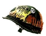 FULL METAL JACKET 24X36 POSTER CLASSIC BORN TO KILL HELMET PEACE SIGN