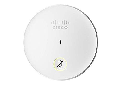 Cisco Systemen Cisco Microfoon - 80 Hz aan 20 kHz - Bedraad - 7,5 m -34 dB - Grens - Omni-Directional - Lijststeun - Mini-Phone (CS-MIC-TABLE-J=)