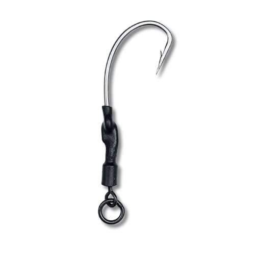 EUROKAN TACKLE 10x Ronnie Rigs Ready Tied – Korda Hooks – Carp Fishing Spinner Rigs UK Made (10 x Plain Hook, Size 2 Micro-Barbed (Extra Large))