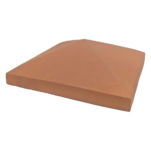 Chapeau Pilier 42x42 Pointe De Diamant - Rouge