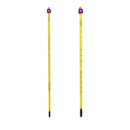 H-B Instrument Easy-Read General Purpose Precision Partial Immersion Thermometer, with Enviro-Safe Fill, 20 to 150 degree C Range
