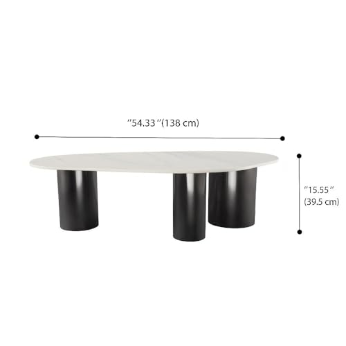 Image of Wakefit Center Table | 1 Yr Warranty | Coffee Table for Living Room Wooden, Tea Table for Living Room Wooden, Sofa Table, Free Installation from Brand, Modern Multi-Functional & Wobble-Free(Sumtr)