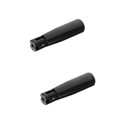 NAMOARLY 2pcs Foldable Handle Foldable Revolving Handle Handwheel Car Floor Jack Handle Revolving Grip Lathe Machine Grip Tonnes Hardware Rotary Crank Handle Machine Handle Tool Nylon Black