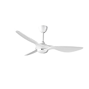 reiga 132cm Bright White Smart Ceiling Fan with Dimmable LED Light Smart App WIFI Remote Control, Modern Blades Quiet Reversible DC Motor, 6-Speed, Timer