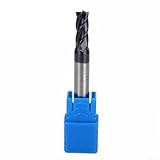 High Stability AlTiN Coated 4 Flute Solid Carbide End Mill for HPC Applications in Industrial Milling Processes (5mm)
