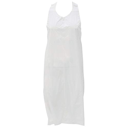 HANDGARDS INC Clear Plastic Disposable Bib Apron 46" L x 28" W