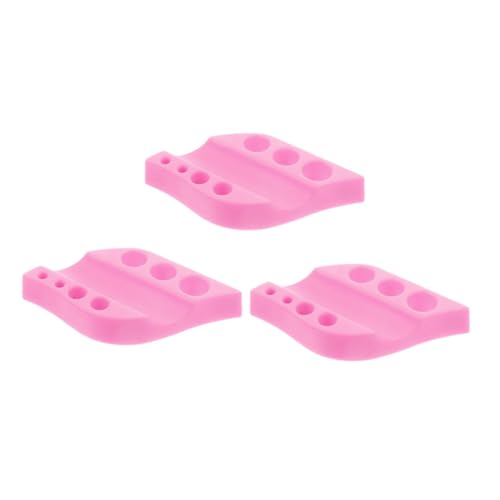 GOOHOCHY Break Resistance Tattoos Ink Cup Holder 3pcs Tattoos Ink Cup Holders for Tattooing Supplies Organizer