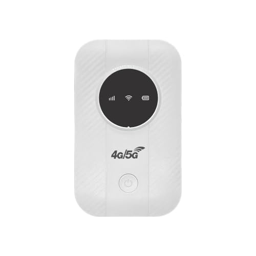 AUSHA 4G LTE Portable WiFi Hotspot Device | All SIM Support (Jio/Airtel/Vi/BSNL) | Connect Up to 10 Devices | Upto 150Mbps, 2100mAh Battery | Pocket MiFi Wireless Data Card for Travel & Work