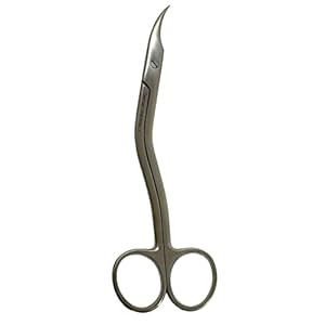 Dog and Cat Nail Cutters Scissors Style German Stainless Steel – For Small Animals, Cats, Dogs, Birds – Grooming Essentials (6″)