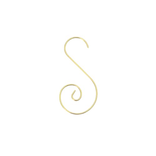 Image of 120pcs, Christmas Decoration Hooks, S-Shaped Christmas Tree Decoration Hooks for Christmas Tree Decoration(Gold)