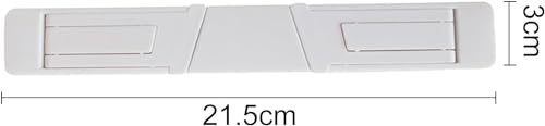 Soporte ergonómico portátil y plegable para laptop blanco miniatura 6