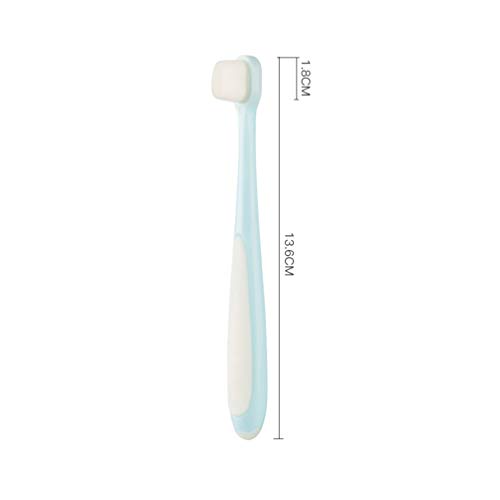 TOYANDONA 2 escovas de dentes macias para bebês, escova de limpeza de dentes para casa, banheiro, vi