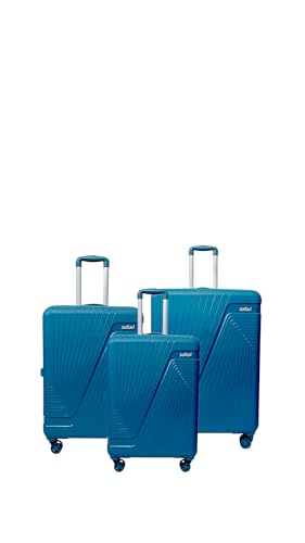 Image of Safari Zion Trolley Bag for Travel with 7.5 Years Warranty (Dark Green, Set of 3)
