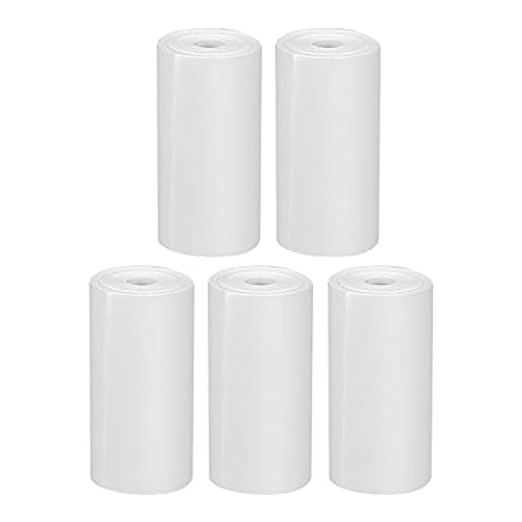 GlobalCrown Thermopapier für Kinder Sofortbildkameras,5 Rollen Nachfülldruckpapier,Thermodruckerpapier weißes Null Tinten Druckpapier,beste Wahl für Sofortdruckkameras (5 Rollen) Cover