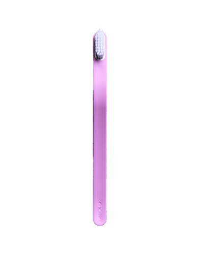 Brosse à dent rose haut de gamme pour éliminer la plaque en douceur sans agresser les gencives
