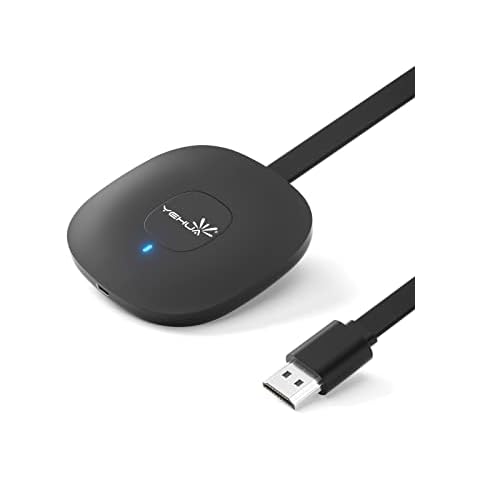 Wireless HDMI Display Dongle, YEHUA 4K WiFi Dongle Streaming Adapter Unterstützt Miracast / AirPlay / DLNA für iPad / Android / iOS / Windows / Mac Laptop / Tablet / PC zu TV / Monitor / Projektor Cover
