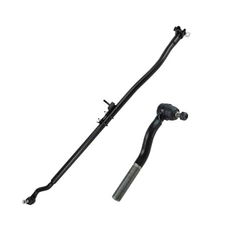 TRQ Front Outer Tie Rod Set 2 Piece Compatible with 2007-2017 Jeep Wrangler 2018 Wrangler JK