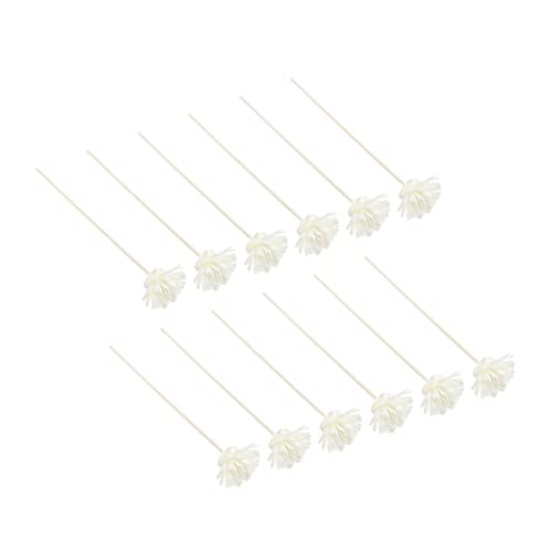 Uonlytech 12pcs Rattan Refill Sticks for Decorative Diffuser Flower Sticks for Home Fragrance Diffuser Accessories for Relaxation