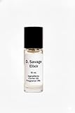 Jersey Oils D.Savage Elixir Exclusive Cologne Oil, Long-Lasting Natural Fragrance with Nutmeg, Cinnamon, Lavender, Sandalwood Notes