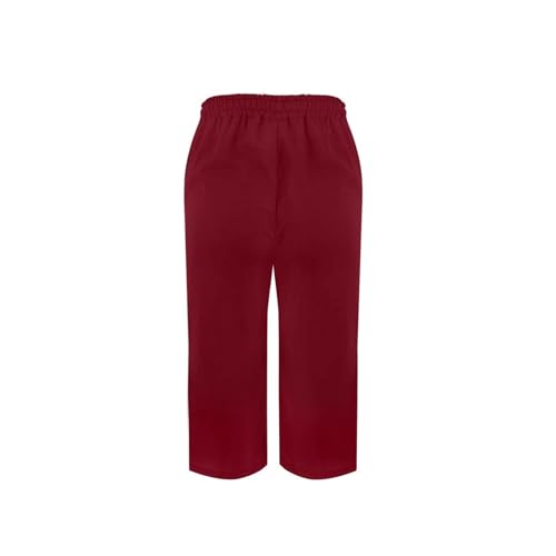 Pantalon palazzo d'été en lin coupe ample confortable et fluide - 5