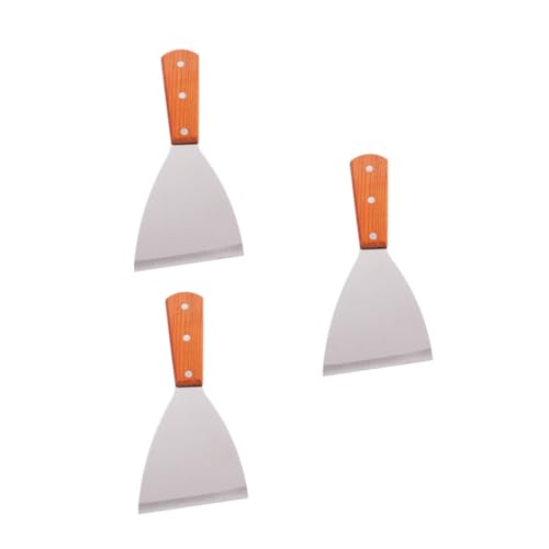 Cabilock Herramientas Para Hornear Espátula Inoxidable Mango Ergonómico Antideslizante Ideal Para Parrilla