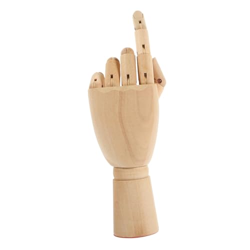 HOLIDYOYO Flexible Fingers Wooden Hand Model Manequin Hand Thing Mannequin Drawing Model
