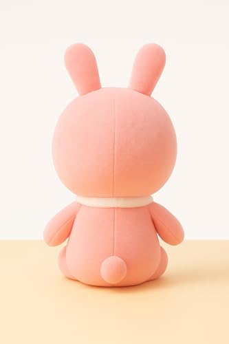 Image of Soft Plush Doll for Girls with Rabbit Ear, Teddy Bear, Soft Toy for Baby Girl, Best Gift Toy, Girls and Adults | Valentines (27cm, Pink)