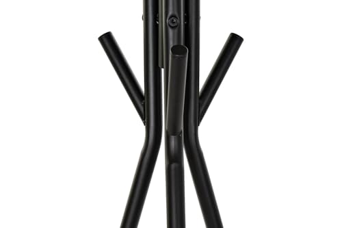 PERCHERO ACERO HEVEA/RUBBERWOOD 65X65X179 NEGRO