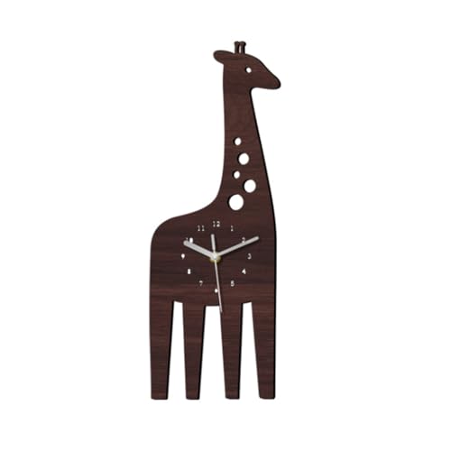 Horloge murale en bois enfant pour un sommeil sans tic-tac et une chambre décorée