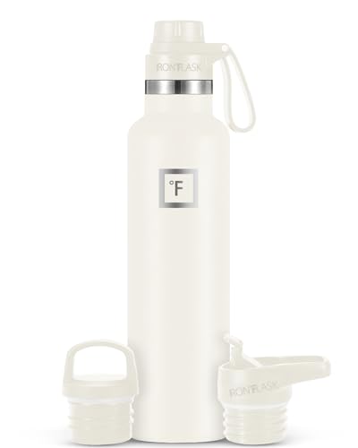 IRON °FLASK Camping & Hiking Hydration Canteens - 3 Lids (Narrow ...