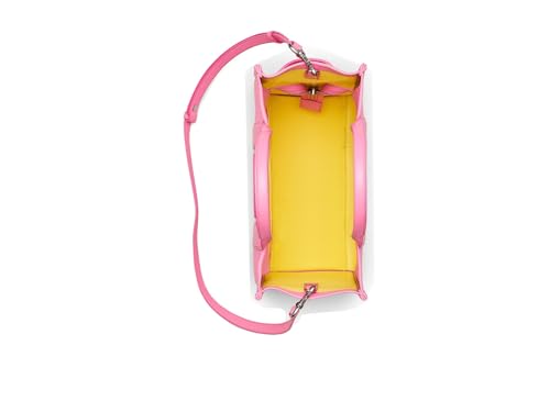 Image of Marc Jacobs The Leather Medium Tote Bag Petal Pink One Size