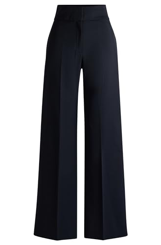 Hugo Per Donna. 50516143 Pantaloni Blu Navy Himia (36), Casual, Poliestere - 3