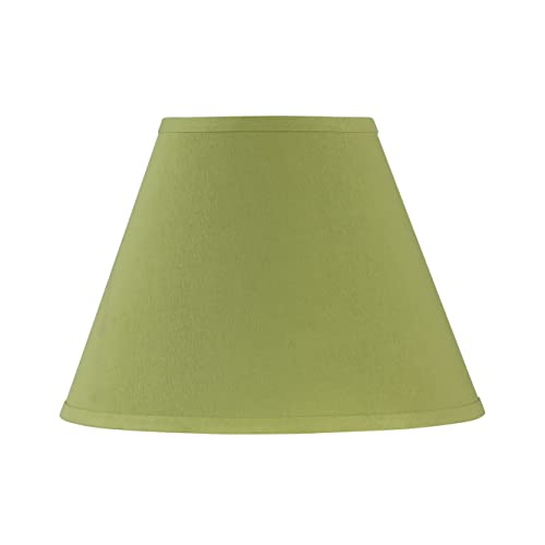 Image of Aspen Creative 32640 Transitional Empire Shape Spider Construction Lamp Shade in Lime Green, 6 inch Top x 12 inch Bottom x 9 inch Slant Height