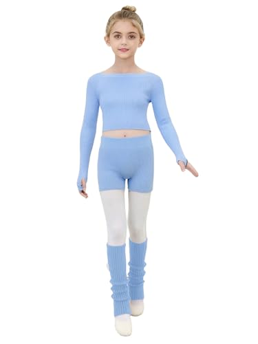 Veste de ballet manches longues et justeaucorps fille de qualité