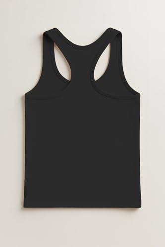 Image of Kurve Premium Girls Seamless Supersoft Wide Strap Comfortable Racerback Tank (Made with Love in The USA)