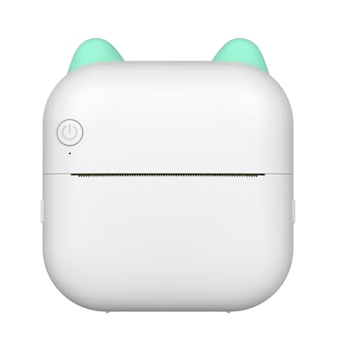 Mini stampante termica multifunzione portatile per adesivi stampa fotografica istantanea senza inchiostro supporto connessione BT per smartphone con 1 rotolo di carta da 57 mm compatibile c