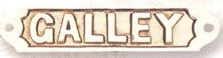 HS Brass Galley Nautical Wall Plaque