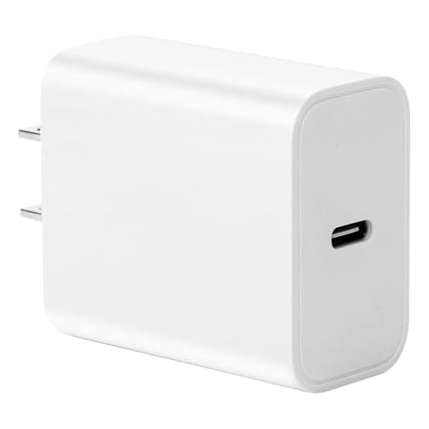 Hrbzo 30W USB C Charger Block, Fast Type C GaN Charger Compatible with Phone 15/4/13/12/11/XR/XS/iPad/Air/Galaxy s23 s22（ White） Cover