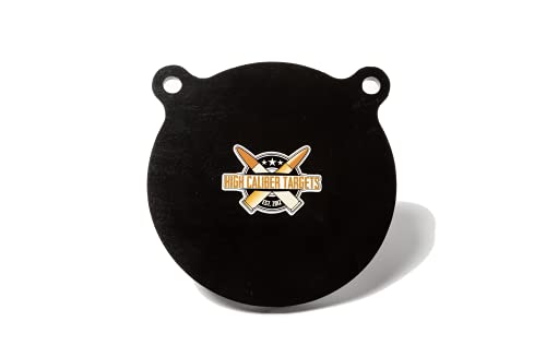 High Caliber Ar500 Steel Shooting Targets - Gong, Shilouettes, Ipsc, Hooks, Brackets And More 1/2", 3/8", And 1/4" Thicknesses Avaliable - Made In The Usa (Gong, 3") #TOP4