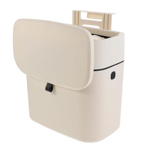 Caneca de Basura Colgante para Puerta Cocina Beige Rectangular miniatura 1